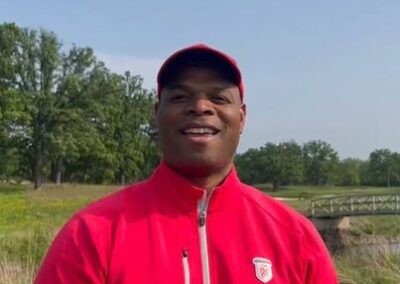 Bryce Fisher on the Bryce Fisher Golf Tournament